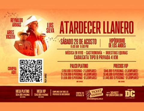 “Atardecer Llanero”: música en vivo, muestras equinas, gastronomía y mucho más