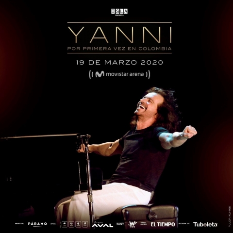 Yanni, un histórico que visita Colombia por primera vez