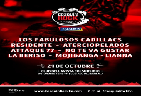 Cosquín Rock Colombia 2017