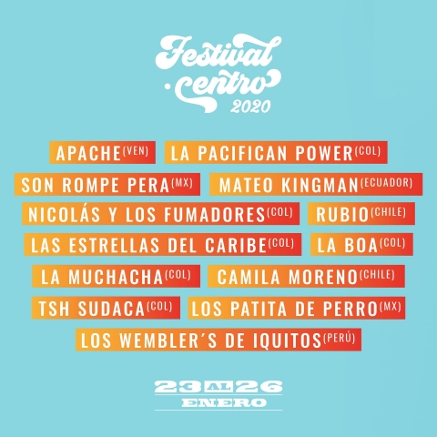 Festival Centro 2020, ¡imperdible¡