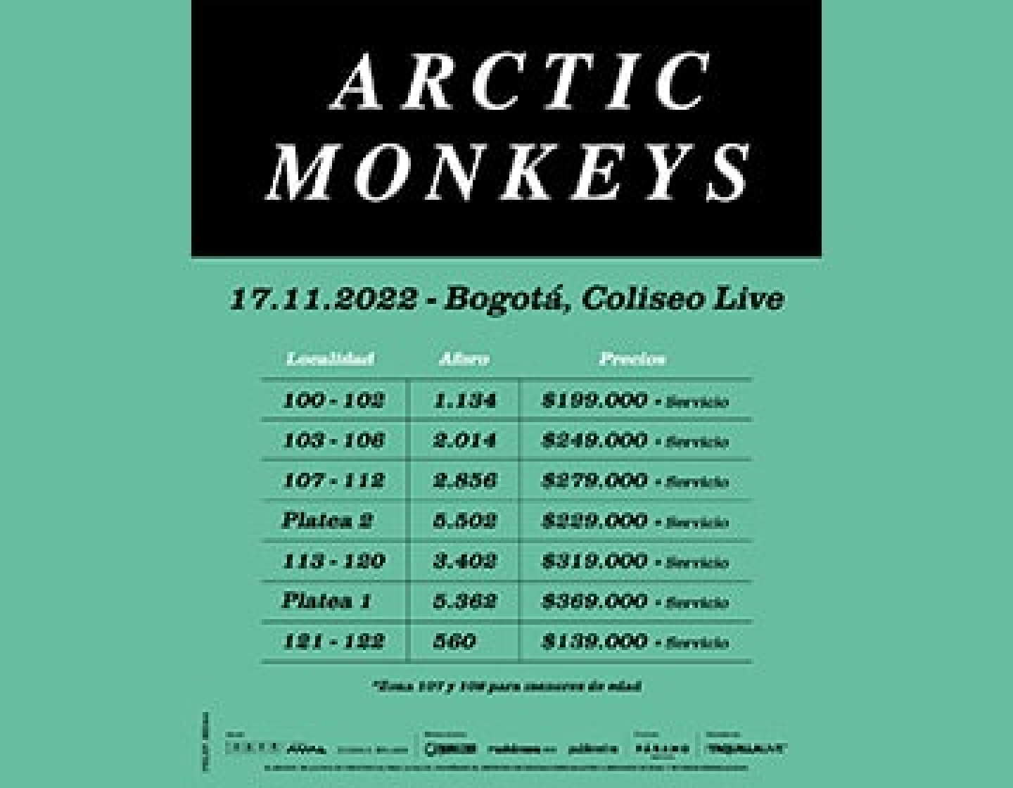 Noviembre será Artic Monkeys