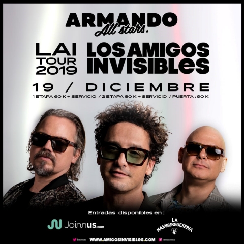 Los Amigos Invisibles cierran Tour 2019 en Bogotá