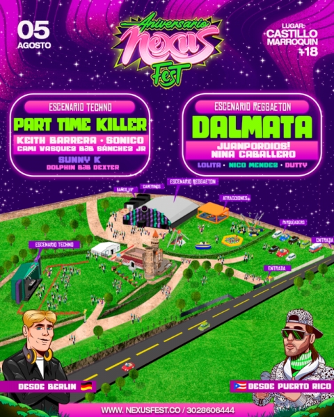 'DÁLMATA' & 'PART TIME KILLER' ENCABEZAN EL CARTEL DEL FESTIVAL 'NEXUS'