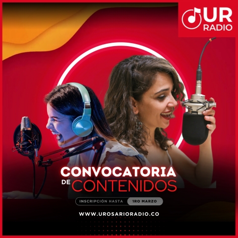 URosarioRadio te invita a ser parte de su equipo de creadores