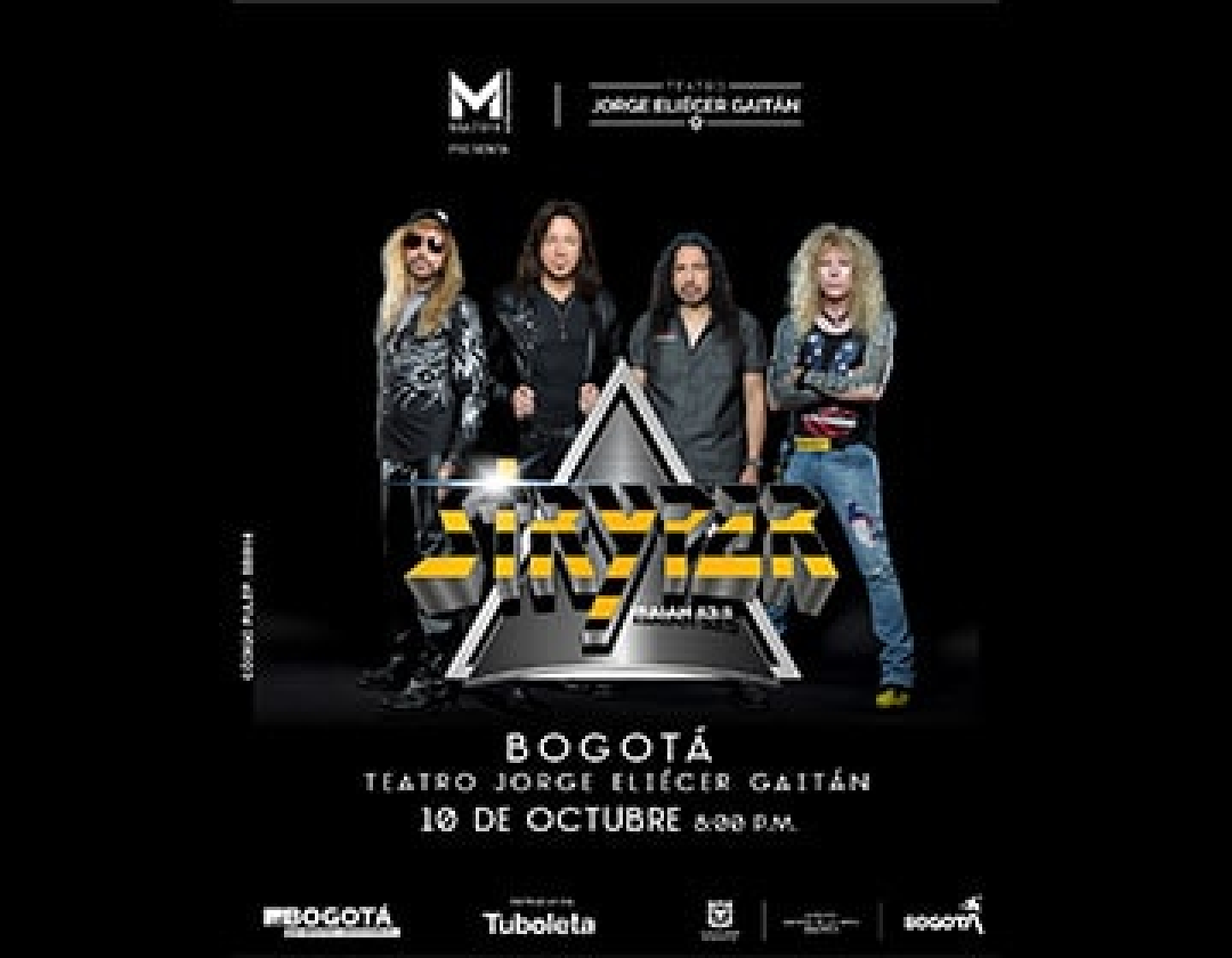 STRYPER: Calling on you tour 2022 en Colombia